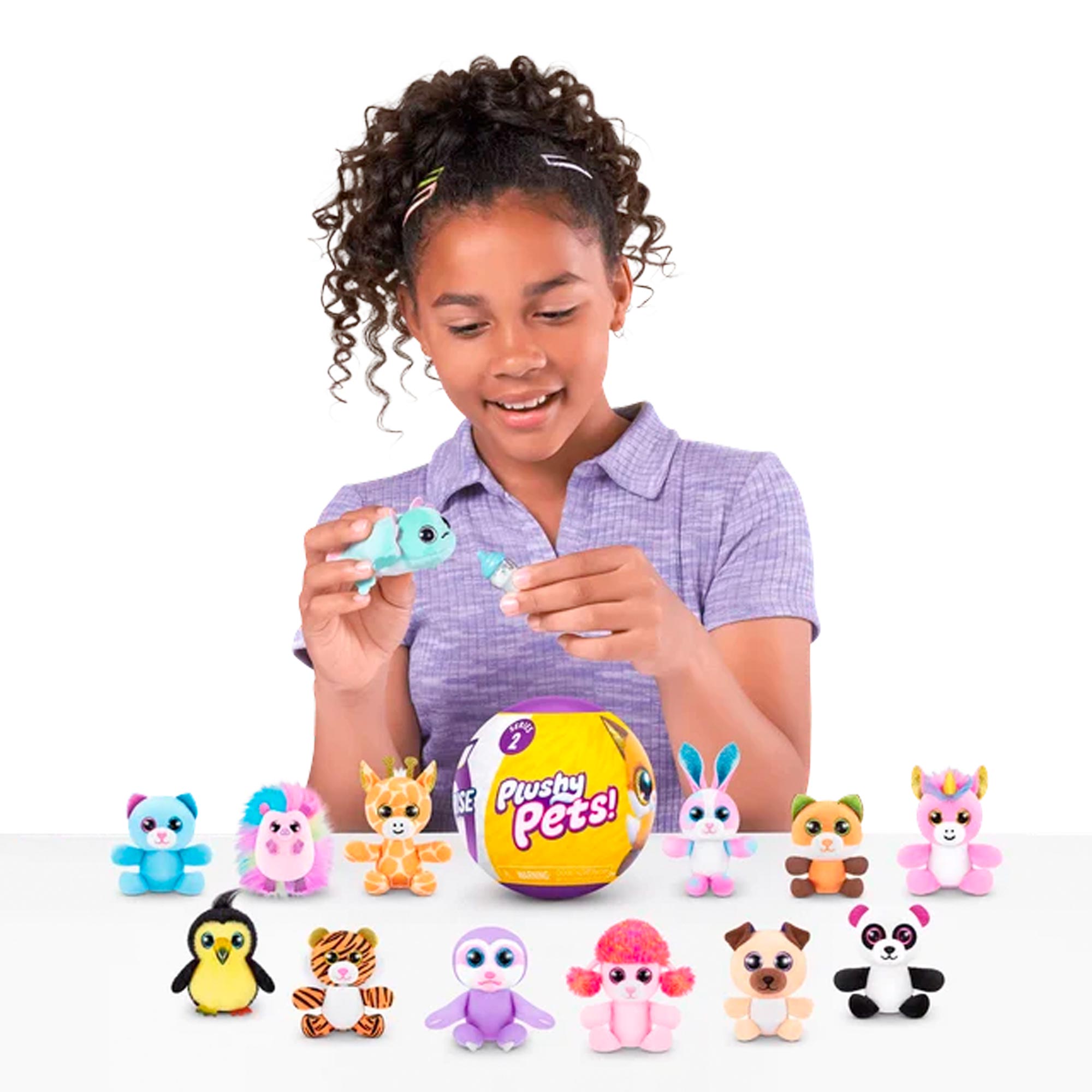 Plushy Pets Series 2 by Zuru Ages 3 and up Plastic Animal Collectibles - Imagem 3